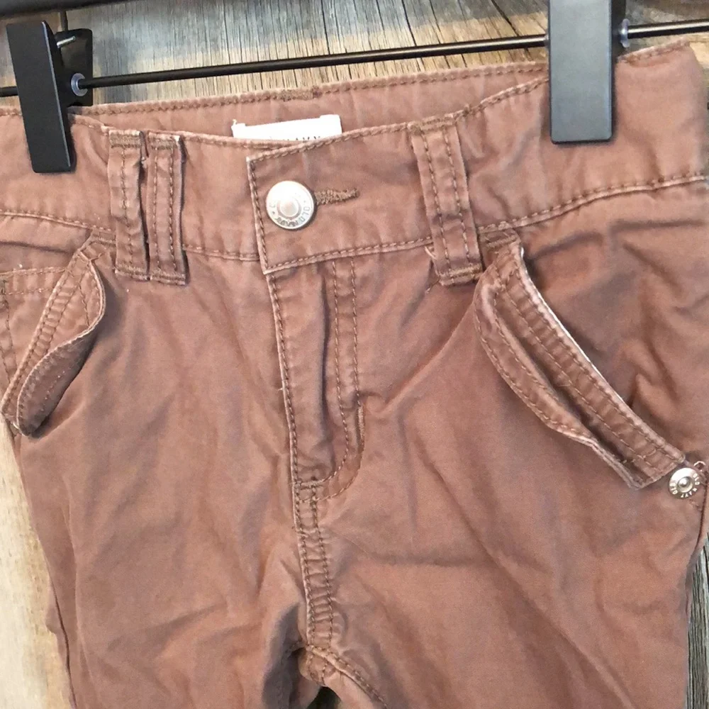 Old Navy Brown 5 Pocket Crop Utility Pants Size 2T